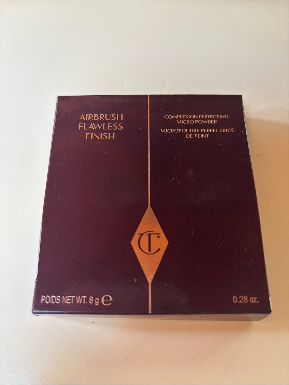 Charlotte Tilbury Compact Powder - Tan & Brown Packaging